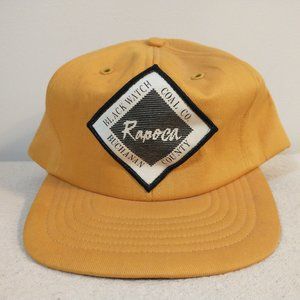 Vintage Black Watch Coal Company Rapoca Mining Buchanan Snap Back Hat Made USA